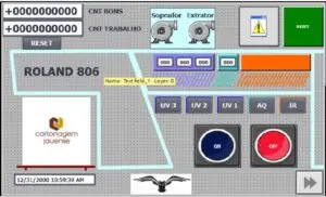 MOSTRAR A INTERFACE COM A MÁQUINA